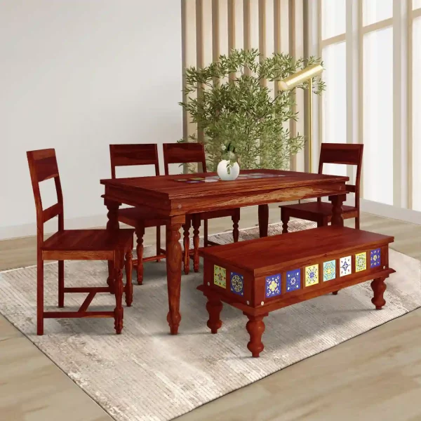 6 Seater Wooden Dining Table